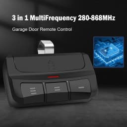 280MHz-868MHz Garage Door Opener Multi-Frequency Remote Duplicator Code Grabber Clone Multi-brand Electric Gate Barrier Keychain