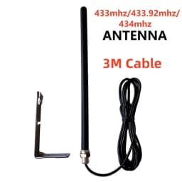 Universal 433MHz 3M Cable Antenna for Gate Garage Radio Signal Booster Repeater Outdoor Waterproof 433.92MHz Gate Control Antenn