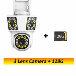 IPC360 HOME 3 lens 3 Screens IP Outdoor Camera WIFI Motion Tracking PTZ Video CCTV Camera Dual Lens Waterproof Security System