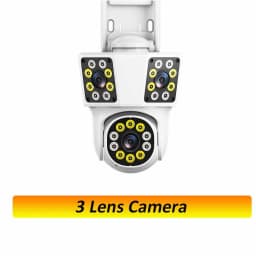 IPC360 HOME 3 lens 3 Screens IP Outdoor Camera WIFI Motion Tracking PTZ Video CCTV Camera Dual Lens Waterproof Security System