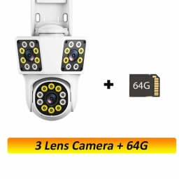 IPC360 HOME 3 lens 3 Screens IP Outdoor Camera WIFI Motion Tracking PTZ Video CCTV Camera Dual Lens Waterproof Security System