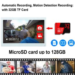 7/10inch Wifi 2 Wire Intercom Door Bell Video Intercom System For Home Doorphone WiFi TUYA Smart Life APP 1080P Touch Monitor