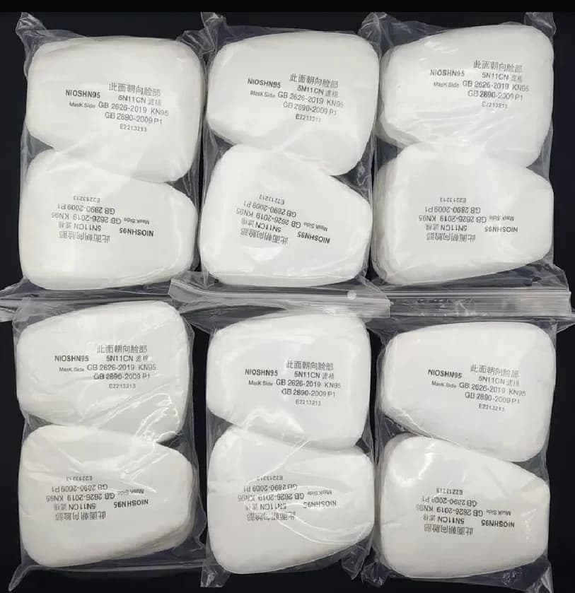 5N11 Dust Cotton Filter Paper 501 Holder For 3M 6001/6200/7502/6800 Chemical Spraying Painting Respirator Gas Mask Accessories