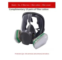 6800 Full Face Gas Mask Respirator Sets Industrial Painting Spraying Respiration Safety Work Protective Respirador