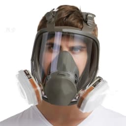 6800 Full Face Gas Mask Respirator Sets Industrial Painting Spraying Respiration Safety Work Protective Respirador
