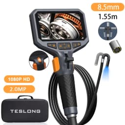 TESLONG TD450S 4.5 Inch Screen Articulating Borescope 1080P Two Way 360° Steering Endoscope Camera with 32GB TF Card