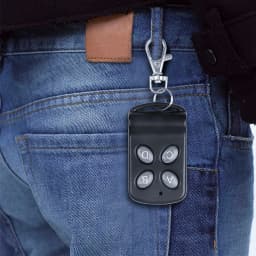 433MHz Door Remote Control Cloning Duplicator Key Fob A Distance 4 Channel Remote Control Clone Fixed Code For Gate Garage Door