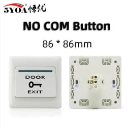5YOA Access Button Door Exit Push Switch No Touch Release Gate Opener Door Access Control System Entry Open Touch