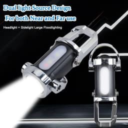 1200LM Super Bright Mini Keychain Flashlight Ultra-Bright LED Keychain Portable LED Work Light with Power Bank 3 Modes