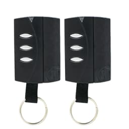 2pcs VARIO Garage Door Remote Control 433.92mhz Only Compatible With VARIO Black