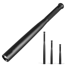 Baseball Bat LED Flashlight Waterproof Super Bright Security Aluminium Alloy Torch for Emergency Self Defens Outdoor Lighting