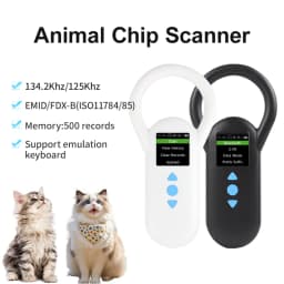 134.2Khz Animal RFID Reader Pet Cat Dog Handheld Microchip Scanner FDX-B Glass Chip USB/Bluetooth Animal Microchip Reader