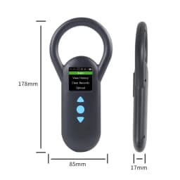 134.2Khz Animal RFID Reader Pet Cat Dog Handheld Microchip Scanner FDX-B Glass Chip USB/Bluetooth Animal Microchip Reader