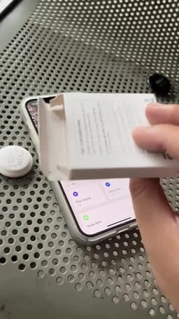 Magnetic Smart Tag Locator for Apple AirTag Mini GPS Tracker Magnetic Car Vehicle Protable Anti-lost Case Bluetooth Localizador
