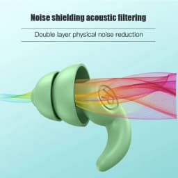 Soft Silicone Anti Noise Earplugs Multicolor Dust-Proof Noise Reduction Sleeping Ear Plugs Unisex Waterproof Swimming Earplugs
