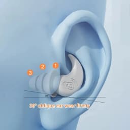 Soft Silicone Anti Noise Earplugs Multicolor Dust-Proof Noise Reduction Sleeping Ear Plugs Unisex Waterproof Swimming Earplugs