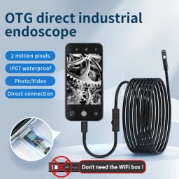 2MP OTG Endoscope Camera Automotive Boroscope Inspection Camera Device For Apple Iphone IOS Smart Phone Android Type C Cars