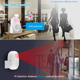 KERUI M120 PIR Motion Sensor Alarm Infrared Anti-Theft Burglar Welcome Chime Human Motion Detector Garage Shop Home Security