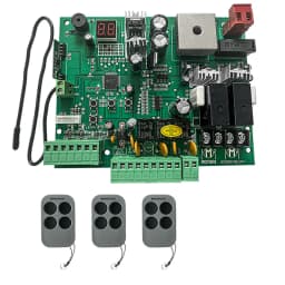 24V Double Door Swing Gate Auto Gate Opener Control board Receiver Automatic Door Access Control System 433.92mhz Remote Control