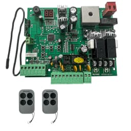 24V Double Door Swing Gate Auto Gate Opener Control board Receiver Automatic Door Access Control System 433.92mhz Remote Control