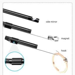 3 in 1 USB Endoscope for OTG Android Phone 7mm Borescope Inspection for PC MacBook Snake Camera For Pipeline