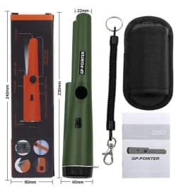 Protable NEW High QualityHandheld Metal Detector GP-pointer Waterproof Positioning Rod Detecting With Bracelet LED Lights
