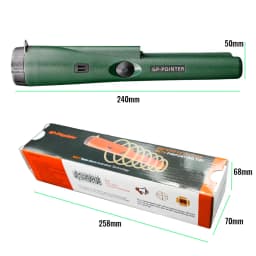 Protable NEW High QualityHandheld Metal Detector GP-pointer Waterproof Positioning Rod Detecting With Bracelet LED Lights