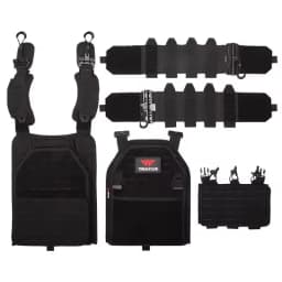 YAKEDA Tactical Vest 6094 Fast Detachable Light Laser Cut Outdoor Hunting Black Gear Carry Vest of High Quality