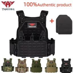 YAKEDA Tactical Vest 6094 Fast Detachable Light Laser Cut Outdoor Hunting Black Gear Carry Vest of High Quality