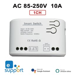 EWelink Smart WiFi Garage Door Opener Relay Switch DC12V 24V AC220V WirelessRemote Control 1CH Alexa Googole Home Voice Control