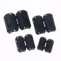 5/10Pcs Ring Wiring Cable Clamp Tools 3.5-13mm Toroidal Core Ferrite Bead Clip Choke RFI Noise Filter Clip Noise Filter