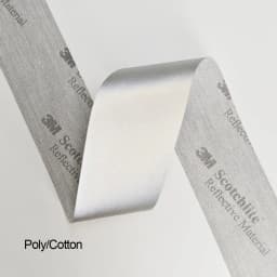 3M Reflective Sew-On Safety Tape | High Visibility Fabric Strip | 3 Meter Length | 2.5cm & 5cm Wide