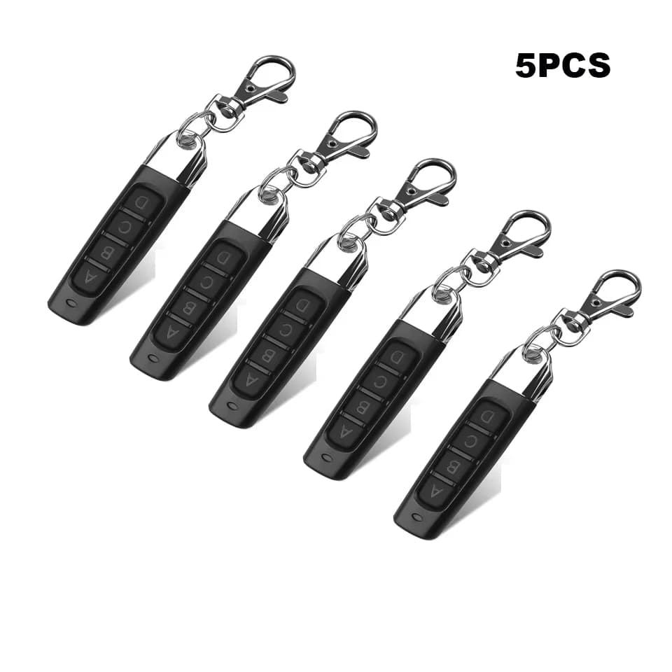 433mhz Remote Control 433.92Mhz Wireless Receiver Module RF Transmitter Electric Cloning Gate Garage Door with Keychain for Home