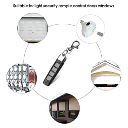 433mhz Remote Control 433.92Mhz Wireless Receiver Module RF Transmitter Electric Cloning Gate Garage Door with Keychain for Home