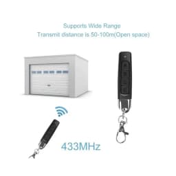 433mhz Remote Control 433.92Mhz Wireless Receiver Module RF Transmitter Electric Cloning Gate Garage Door with Keychain for Home