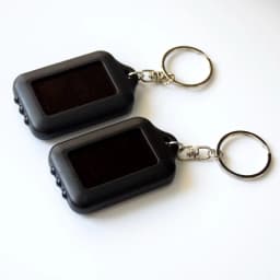 ReadStar 1/2/4PCS Mini Real Solar Power Flashlight 3 LED Keyring Torch Portable Light Outdoor Emergency Light
