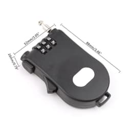 Hot Wire Rope Steel Cable Code Lock Telescopic Suitcase Car Sled Bicycle Helmet High-precision Code Wheel Password Lock For Bike
