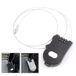 Hot Wire Rope Steel Cable Code Lock Telescopic Suitcase Car Sled Bicycle Helmet High-precision Code Wheel Password Lock For Bike
