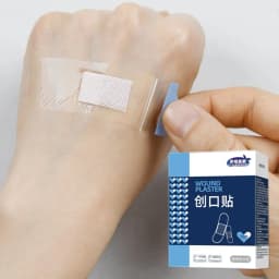 50/120Pcs Transparent Invisible Adhesive Wound Plaster Waterproof Medical Anti-Bacteria Band Aid Bandages Home Travel First Kit