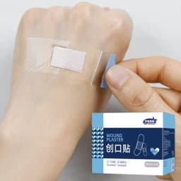 50/120Pcs Transparent Invisible Adhesive Wound Plaster Waterproof Medical Anti-Bacteria Band Aid Bandages Home Travel First Kit
