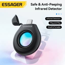 Essager Infrared Camera Detector Anti Peeping Lens Finder Spy Gear For Travel Hotel Security Protection Hidden Camera Detection