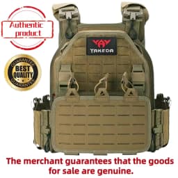 YAKEDA Tactical Vest 6094 Fast Detachable Light Laser Cut Outdoor Hunting Black Gear Carry Vest of High Quality 1000D Nylon