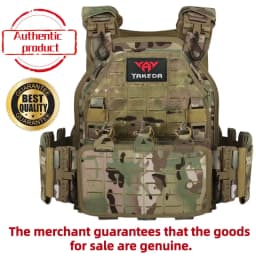 YAKEDA Tactical Vest 6094 Fast Detachable Light Laser Cut Outdoor Hunting Black Gear Carry Vest of High Quality 1000D Nylon