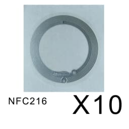 nfc Anti metal Tag NFC Tags Rotundity 45mm 13.56MHz nfc215 Stickers Universal Lable Ntag215 Chip RFID for all NFC enabled phones