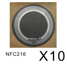 nfc Anti metal Tag NFC Tags Rotundity 45mm 13.56MHz nfc215 Stickers Universal Lable Ntag215 Chip RFID for all NFC enabled phones