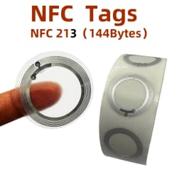 nfc Anti metal Tag NFC Tags Rotundity 45mm 13.56MHz nfc215 Stickers Universal Lable Ntag215 Chip RFID for all NFC enabled phones