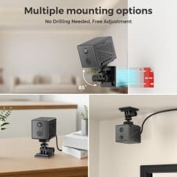OKAM PRO 4G HD 5MP Wifi Camera Mini Wireless Surveillance Camera 2400mAh Battery Powered PIR Human Detection Security Protection