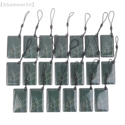 【SSummer10】10/20Pcs 13.56MHz Rewritable S50 1K NFC RFID Card-UID Writable Tags Badge Keyfobs Keychain Token for Cloner【SS】