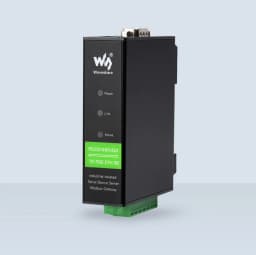 Rail Mount Serial Server Modbus gateway RS232 RS485 RS422 to RJ45 Ethernet Module TCP/IP to serial, POE Optional