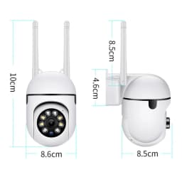8MP Wifi IP Wireless Security Surveillance PTZ Camera 4X Zoom Cameras Tracking Two-way Audio HD Night Color Cam V360PRO APP